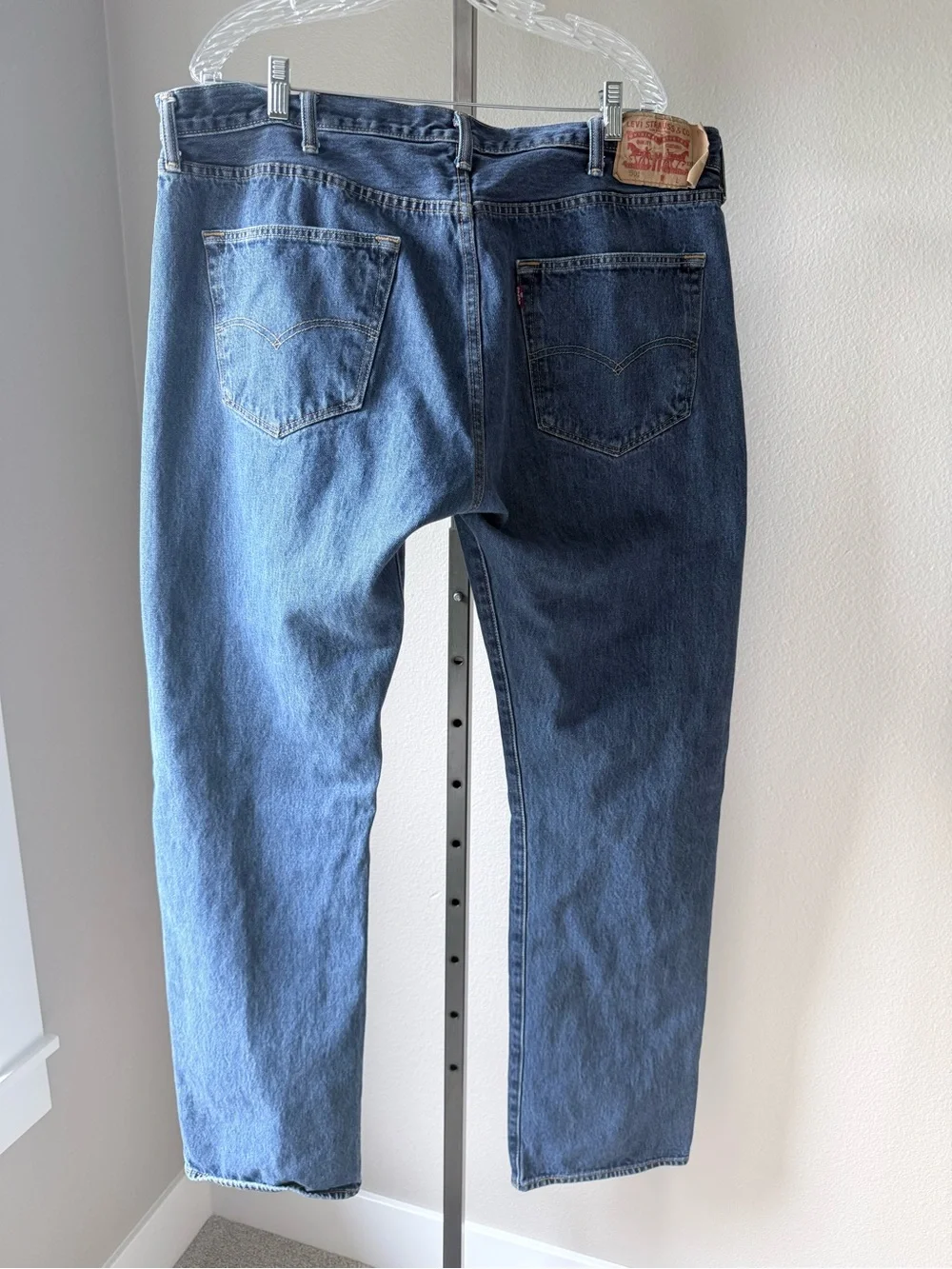 Levi’s 501 button fly men’s jeans size 42/36